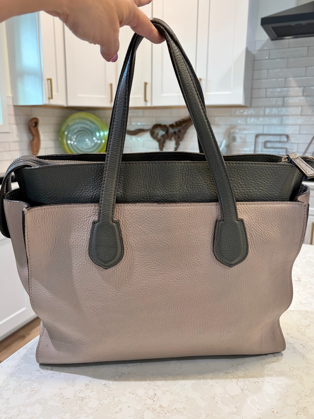 Vittoria Napoli Made in Italy Large Leather Tote